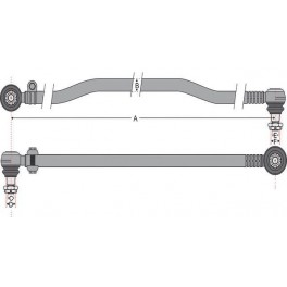 Táhlo řízení př. MERCEDES Actros 1735mm ACTROS MPII,MPIII,AXOR